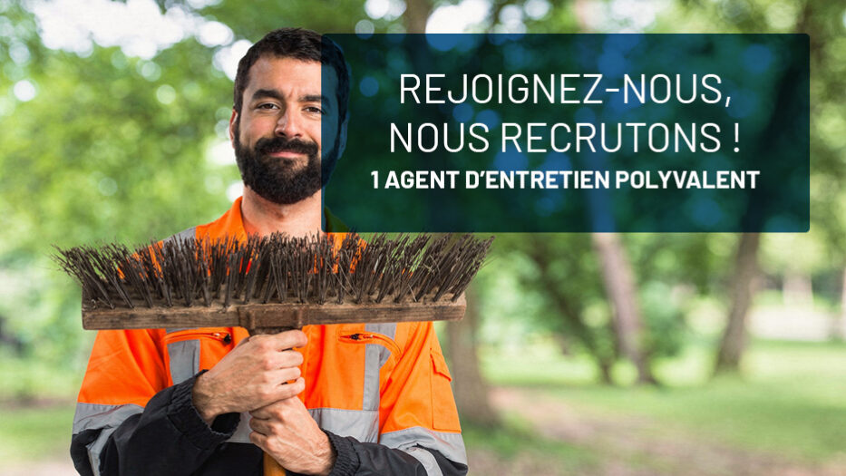 banniere-recrutement agent d’entretien